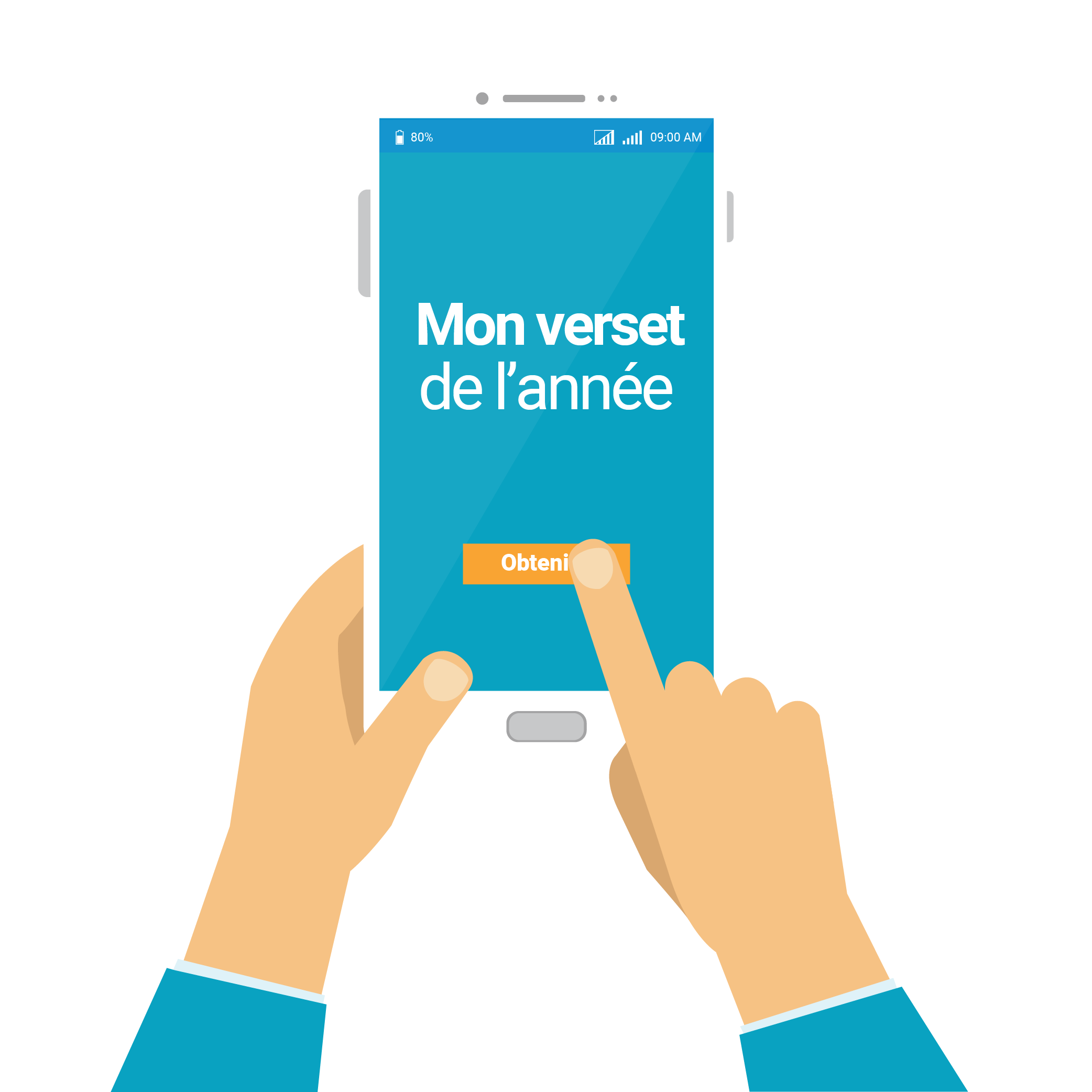 Téléphone avec verset